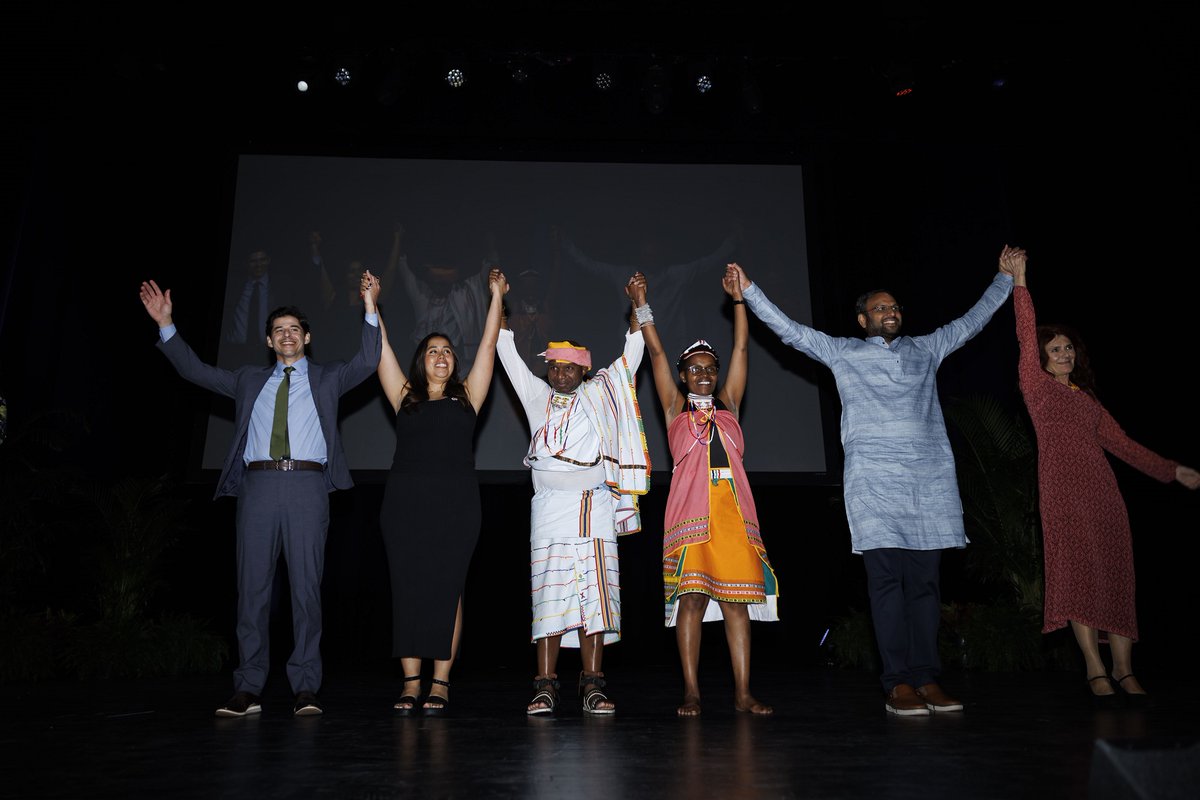 The #GoldmanPrize winners share their stories of inspiration and action at the ceremony in Washington, DC. ✨🌎