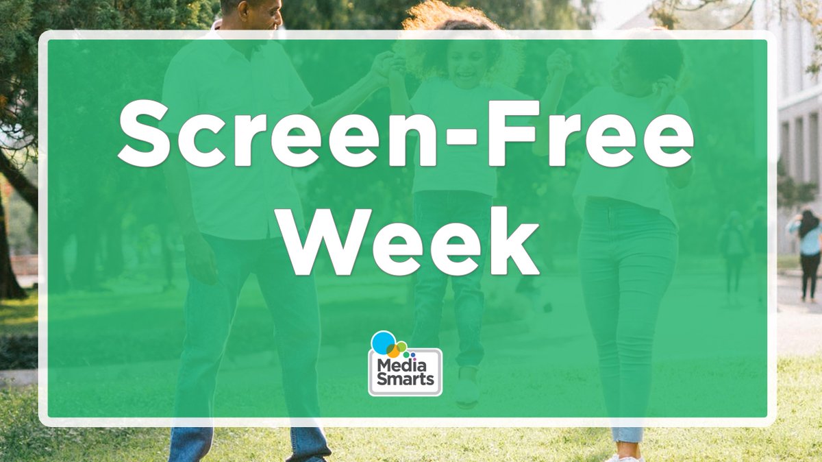 Are you participating in Screen-Free Week starting May 6th? Whether you’re going cold-turkey or just making some minor adjustments, use these tips and resources to make the most of it: mediasmarts.ca/teacher-resour…