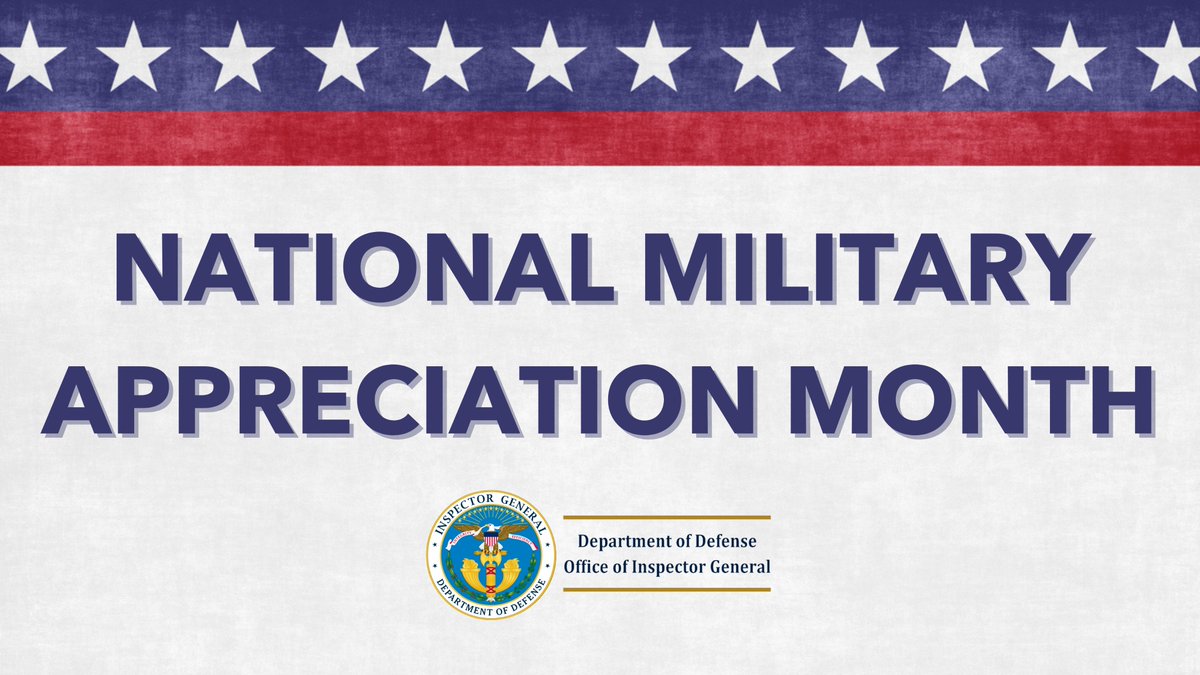 May is #NationalMilitaryAppreciationMonth. We pause to honor the service and sacrifice of members past and present of the U.S. Army, Navy, Air Force, Coast Guard, Marines, Space Force, and National Guard.