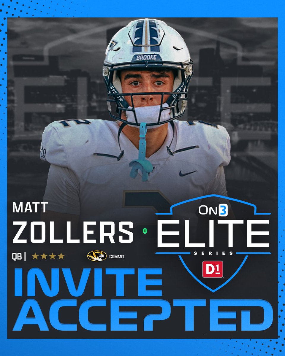 Another 𝙀𝙡𝙞𝙩𝙚 QB locked into the On3 Elite Series 🔒 Missouri commit, Matt Zollers is Nashville bound. on3.com/os/news/2024-o…