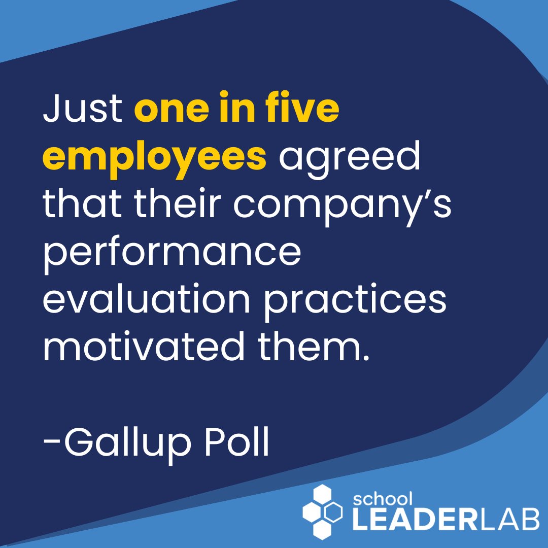 Want to learn how to create performance evaluations to motivate your staff? Click here to read this month's First Friday from our Executive Director, Erica Beal: schoolleaderlab.org/blog/l1yy6nvo1…