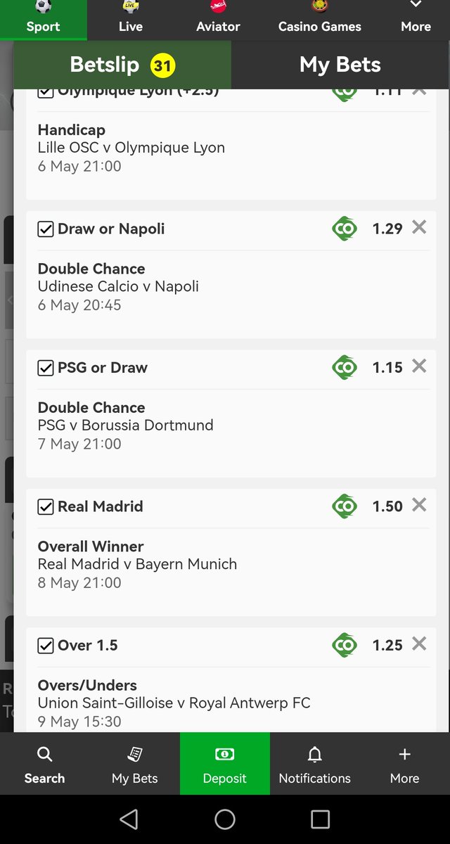 270 odds birthday slip ends 12 MAY LETS I just placed a bet with Betway. Tap here to copy my bet or search for this booking code in the Multi Bet betslip X71766A35 betway.co.za/bookabet/X7176…