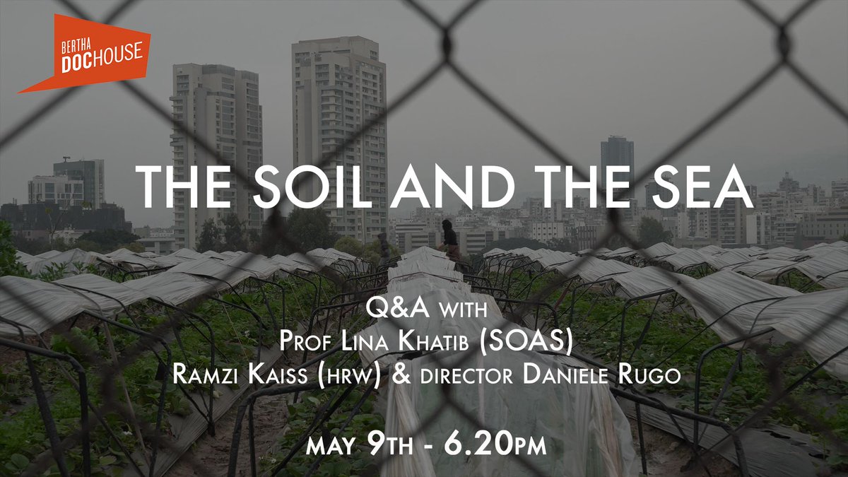 'Unconventional and compelling' @MiddleEastEye THE SOIL AND THE SEA @BerthaDocHouse Thursday, May 9 🎟️dochouse.org/event/the-soil… Join @LinaKhatibUK @kaiss_ramzi & Daniele Rugo for Q&A to discuss #Lebanon Civil War and #disappearances