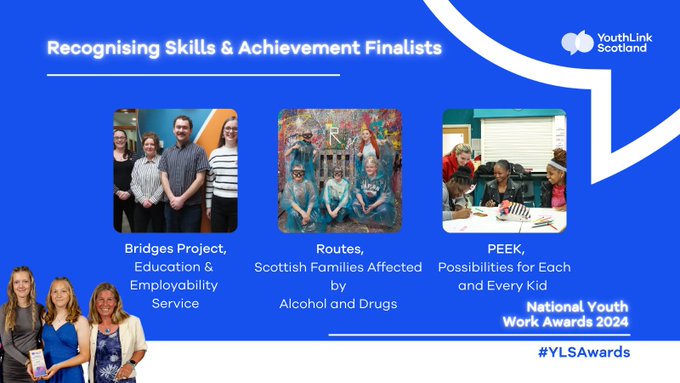 So excited that our Education and Employability provision has been shortlisted in the Recognising Skills and Achievement category of #YLSAwards 2024!

@ELCouncil @GannochyTrust @BofSFoundation  @RobertsonTrust @GoFibre_UK