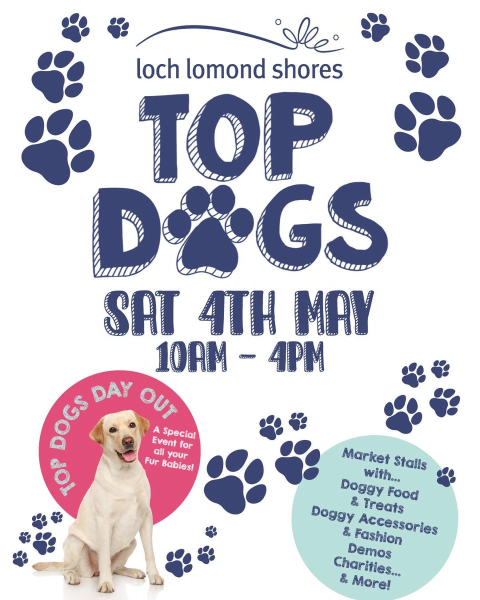 The popular Top Dog event – featuring all things dog friendly – is back on Saturday 4th May at @lochlomondshore. #LomondRadio #localradio #communityradio #localevents #topdog #lochlomond