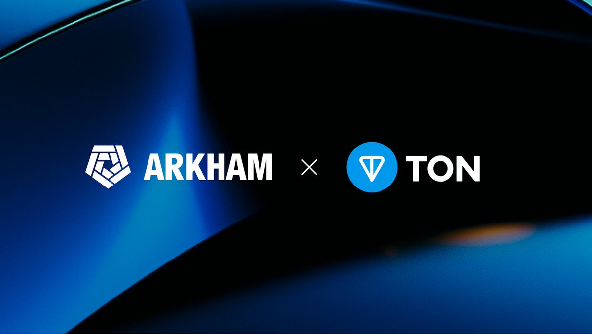 Announcing Arkham x TON! We’re partnering with @ton_blockchain to bring Arkham data to millions of TON & @telegram users. We’ll be adding TON support to the Arkham platform and providing Telegram users lightning-fast access to Arkham through a Telegram-native Mini App.