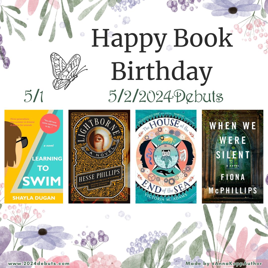 Happy Book Birthday to the first May #2024Debuts! @shayla_writes @hessephillips @fionamcp