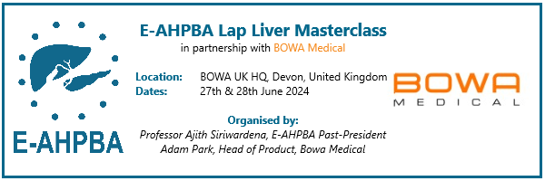 E-AHPBA Laparoscopic Liver Masterclass is back! 📅27 - 28 June 2024 📍Devon, UK 🌟liver transection, 🌟utilising ultrasonic scalpels, 🌟 IOUS, 🌟haemostats/sealants eahpba.org/education-and-… @BOWAMEDICALUK @GBIHPBAnews @Augishealth