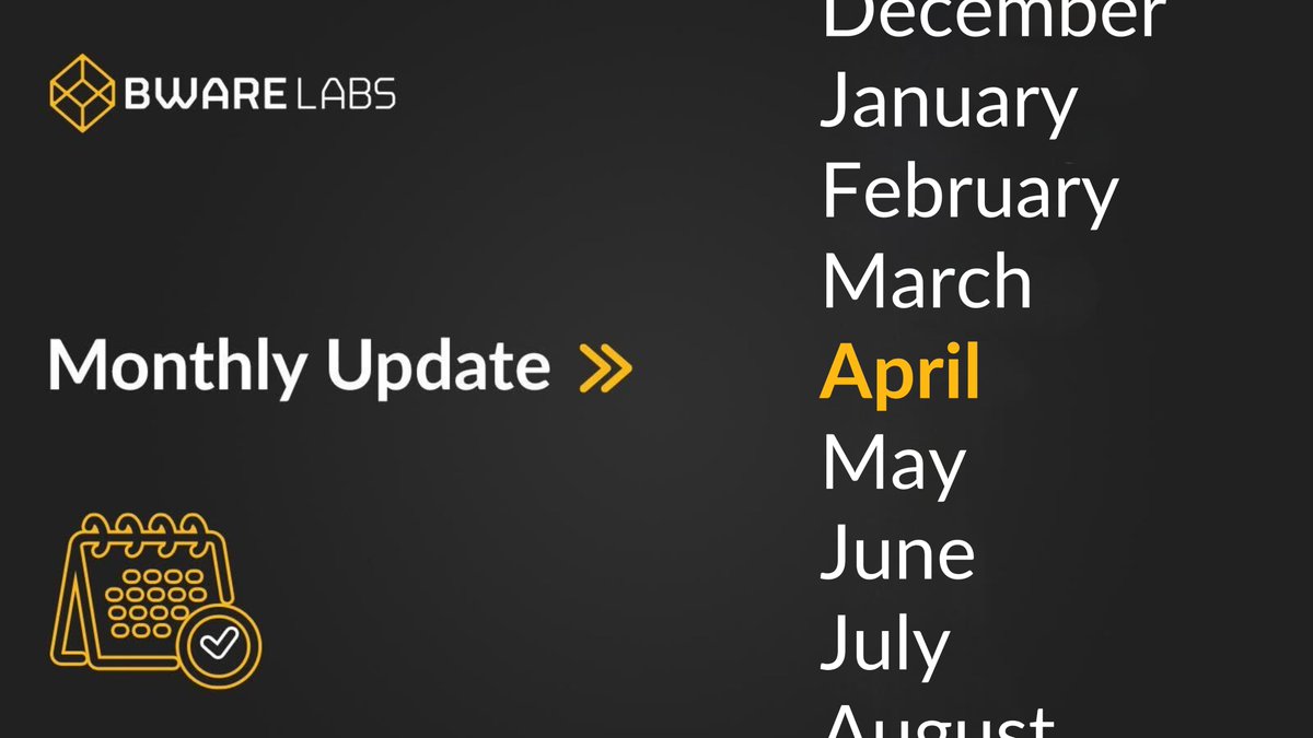 🏁 From hackathons to new Blast features to new partnerships - April had something for everyone! Take a detailed look at the second month of spring and read about all things new here at Bware Labs! 🔽 medium.com/bware-labs/bwa…