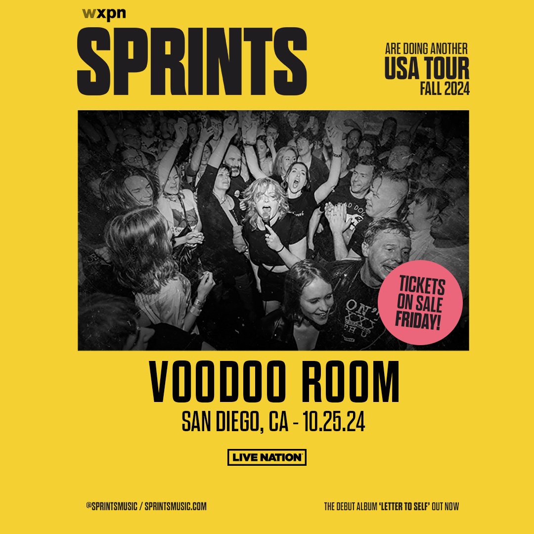 NEW SHOW! SPRINTS will be playing the Voodoo Room on 10/25! Tickets are on sale this Friday 5/3 @ 10am. Get more info at the link in our bio.