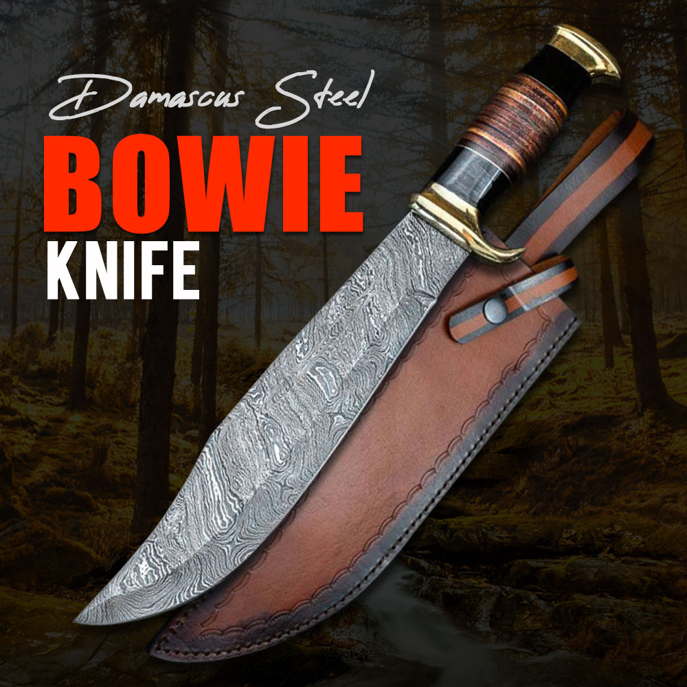 Bowie Knife Made of Damascus Steel

Shop Now: mb5.us/3md0v

Handcrafted to perfection, this knife combines beauty and functionality like never before.

#damascussteel #bowieknife #knifecollection #handcrafted #bowie #knife #knifeporn #knifelife #huntingknives