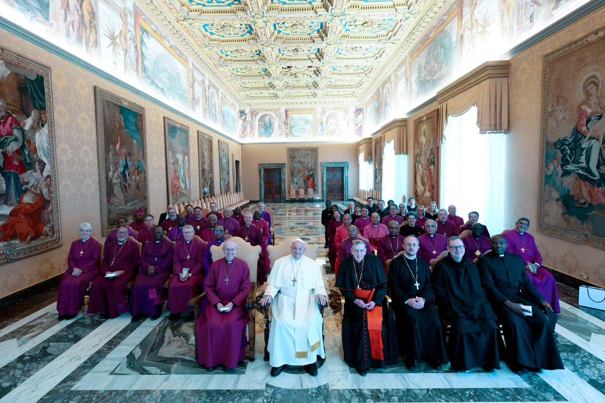 This morning we visited the Vatican for a historic audience with @Pontifex – who gave a beautiful address on the nature of unity, synodality, and the role of the Holy Spirit in the life of the church. The Pope’s words took our eyes away from ourselves, and lifted them to the…