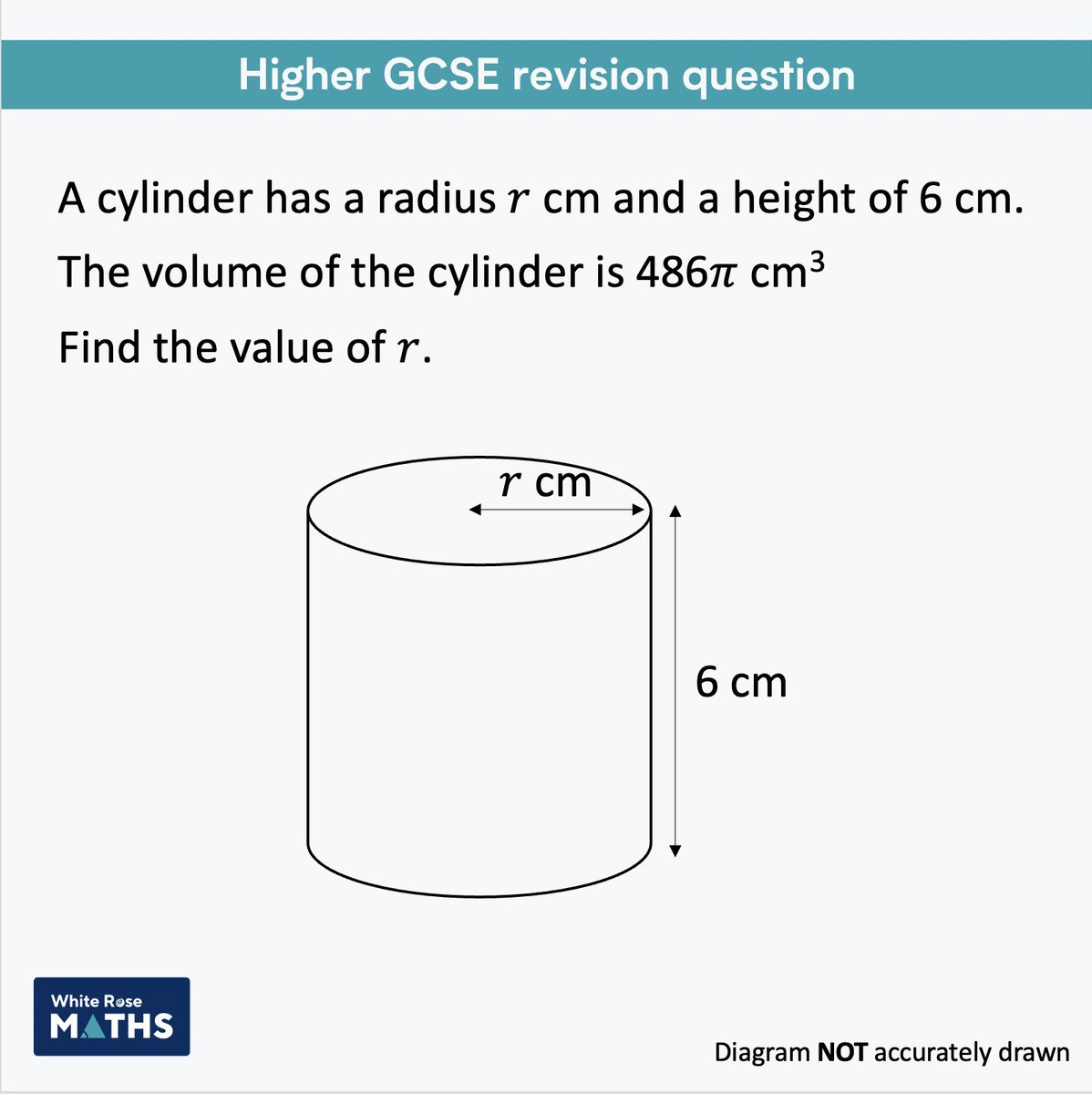 In the run-up to the first #Maths #GCSE exam, try our #Foundation and Higher revision questions of the day ✏️ These are ideal to use for quick revision with your students! #SecondaryMaths #MathsForAll