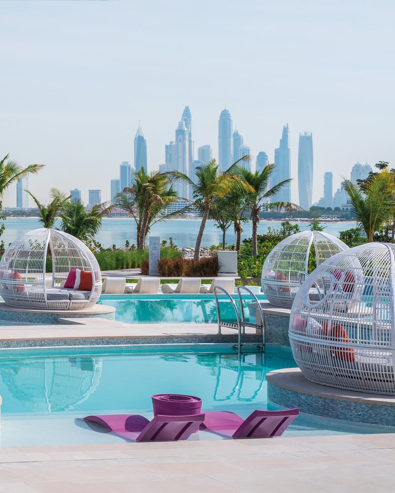 Find yourself where poolside meets beachfront at W Dubai - The Palm. 📸 @WDubaiPalm #VisitDubai