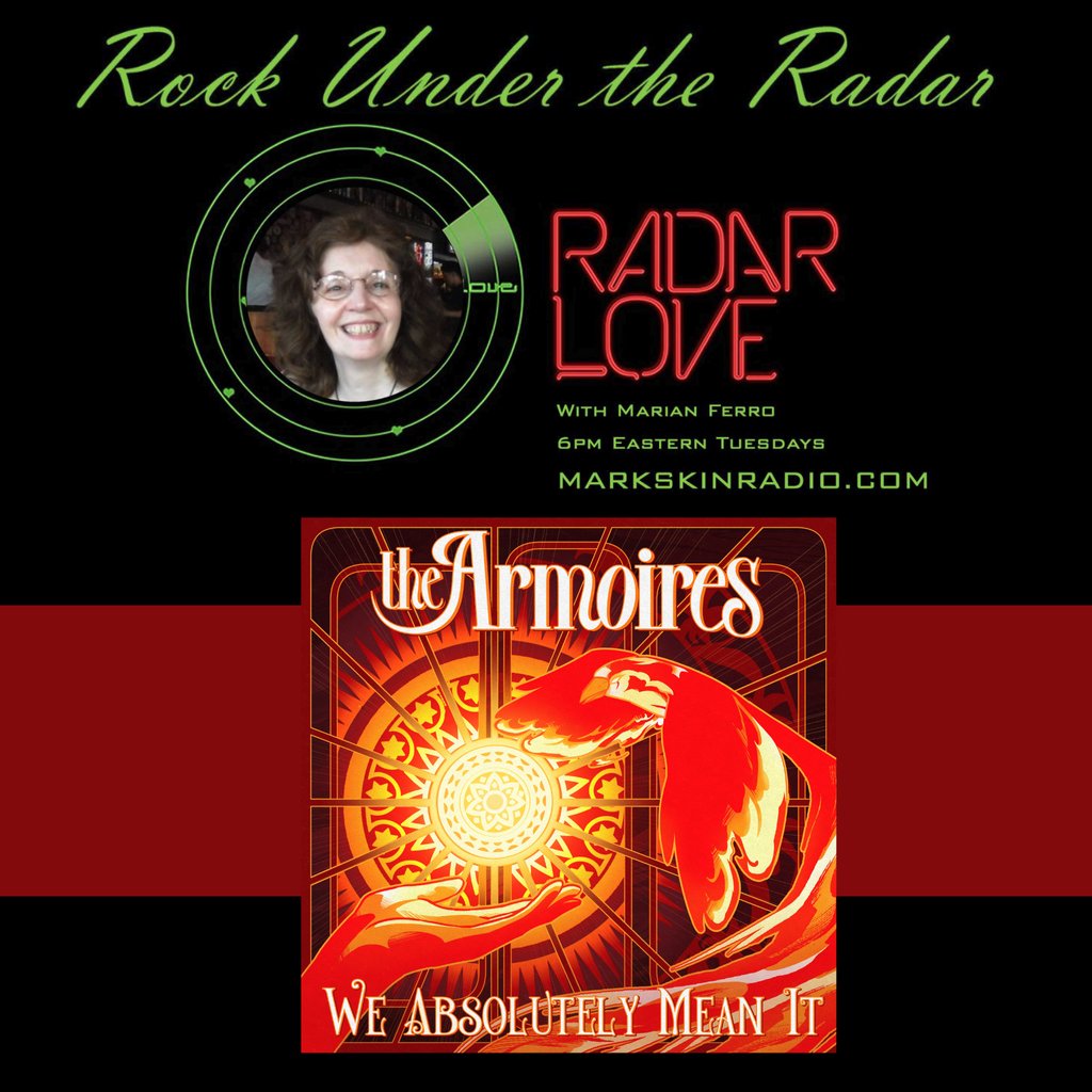 Rock Under The Radio with Marian Ferro on Mark Skin Radio spins the new single 'We Absolutely Mean It' from The Armoires (out now: orcd.co/armoires-meanit)! Check out MSR here:
markskinradio.com/index.php
#MarkSkinRadio #RockUnderTheRadar #TheArmoires #IndiePop #IndieRock #JanglePop
