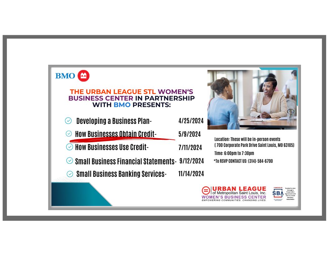 Please join us for the next session in our BMO Partnership Series- How Businesses Obtain Credit. You don't want to miss the opportunity to meet with financial professionals and learn of the many resources they have available. Click the link to rsvp today! zurl.co/zKPO