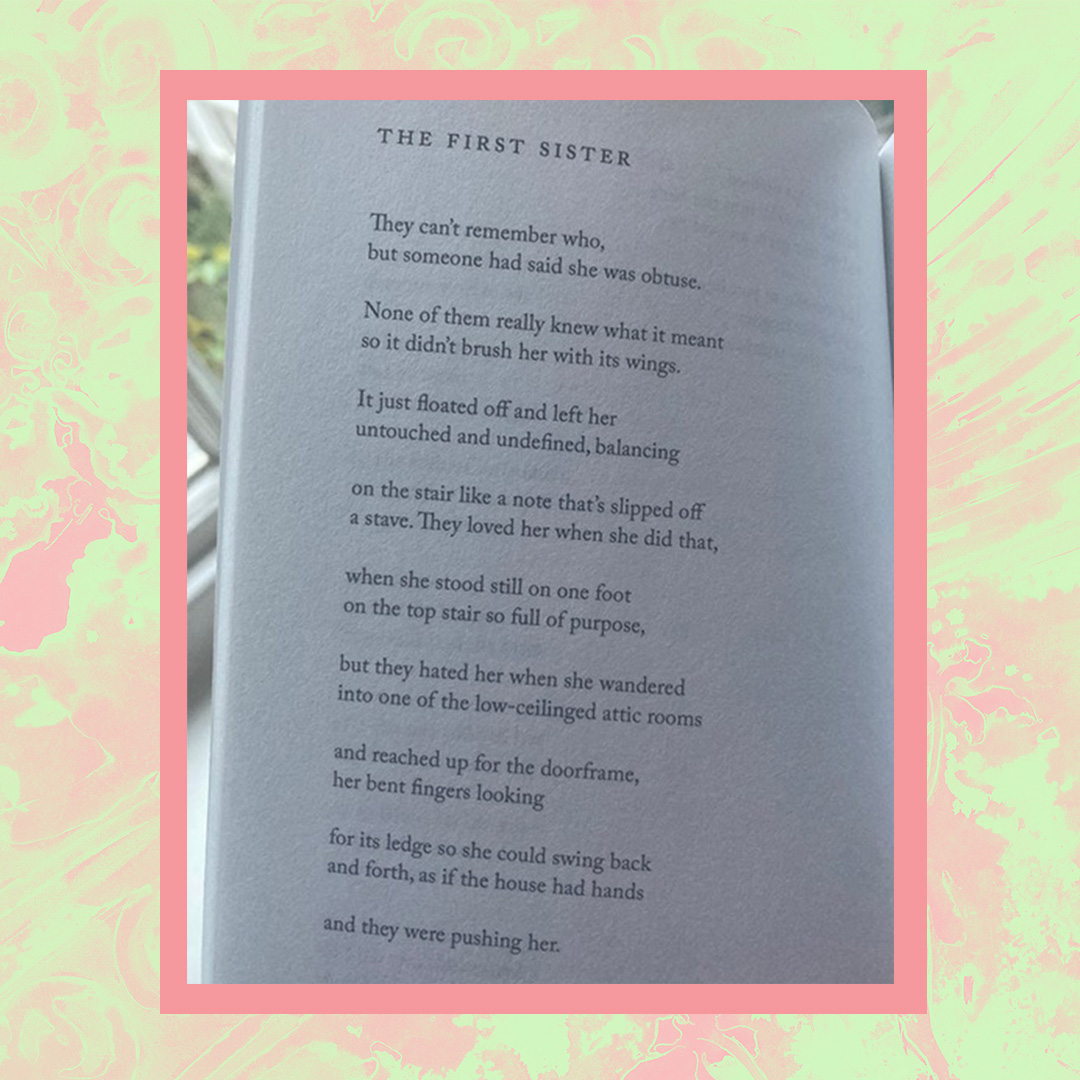 💥 We’re sharing the work of our wonderful tutors Here’s @LauraScott112 with her poem ‘The First Sister’ from her new collection The Fourth Sister published by @carcanetpress Laura is teaching: poetryschool.com/courses/poems-…