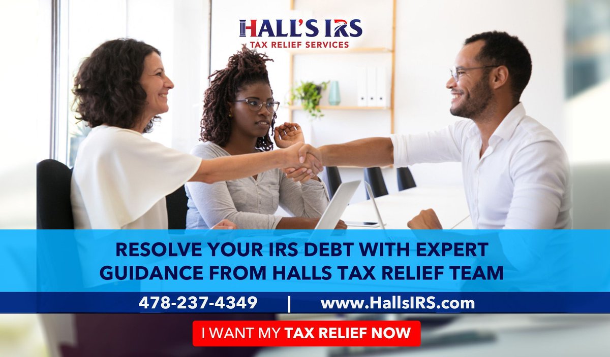 Settle the sum indicated by the IRS. If payment isn't feasible, consult a skilled tax resolution expert. 

Discover more 👇
buff.ly/3iRbTuP

#HallsIRSTaxReliefServices #taxlien #stopIRS #taxrefund #taxplanning #taxlevy #taxprofessional