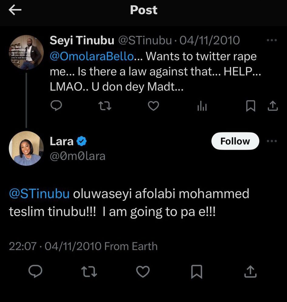 No be this mumu @0m0lara dey talk about Obi anyhow? So na like this APC people dey move? Iye ooo No be r@pe I dey see so? Oh lawd someone please translate