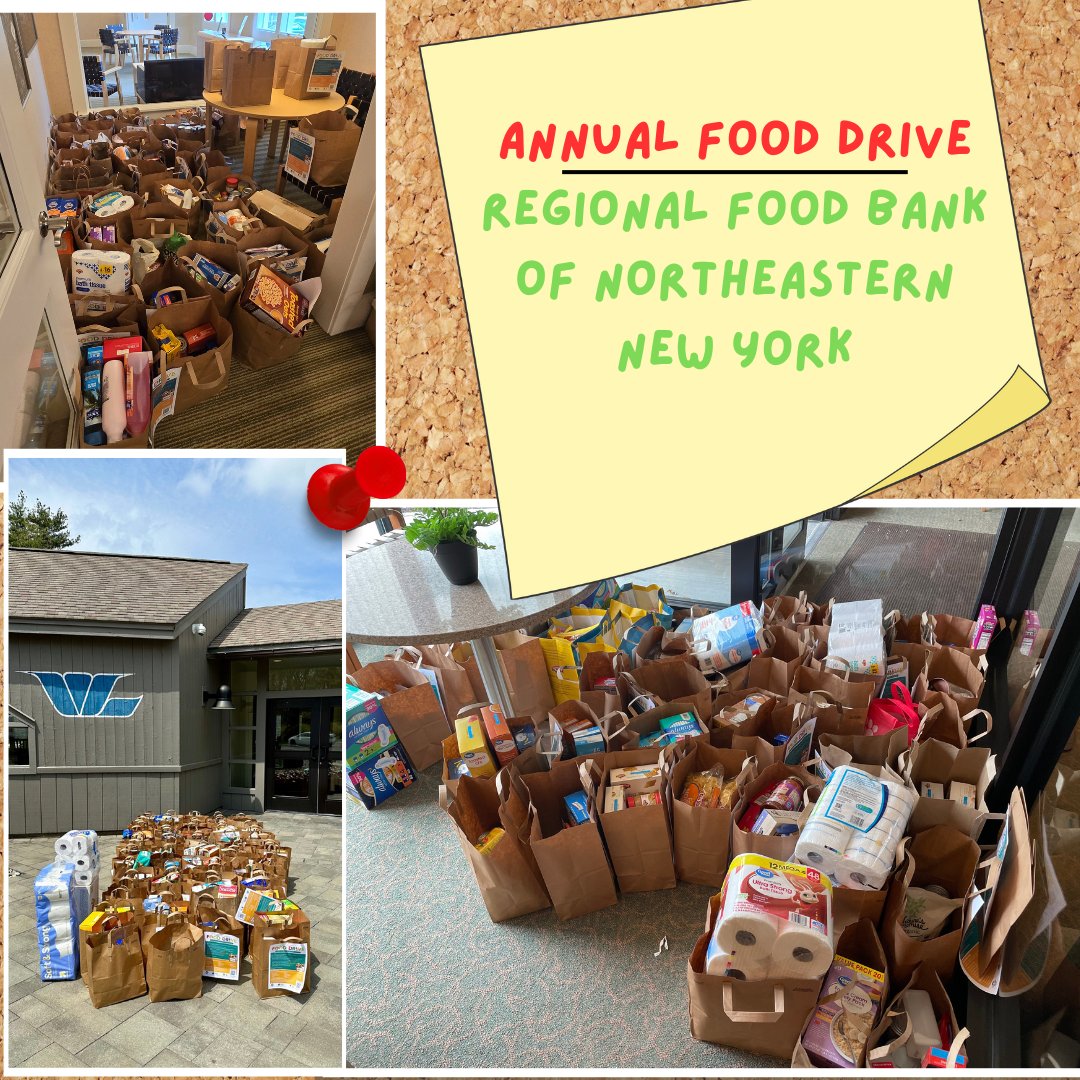 Supporting the Regional Food Bank of Northeastern New York, one donation bag at a time. 
#fooddrive #donation #TriCityRentals