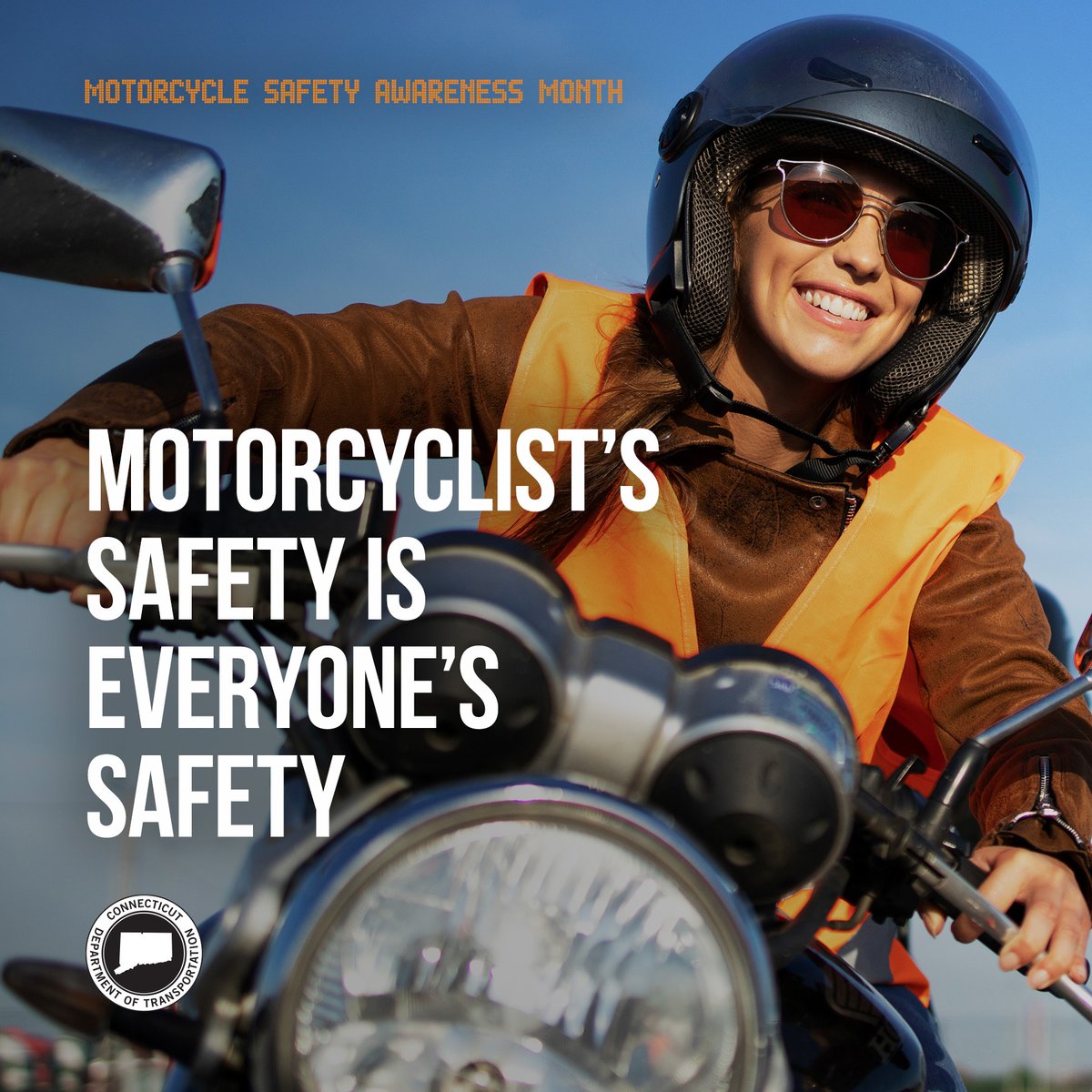 Let's talk motorcycle safety: In 2022, 6,218 motorcyclists lost their lives in traffic crashes, comprising 15% of all traffic fatalities. Let's raise awareness and prioritize safe riding practices.

#CTDOT #MotorcycleSafety #RideSafe #RoadSafety