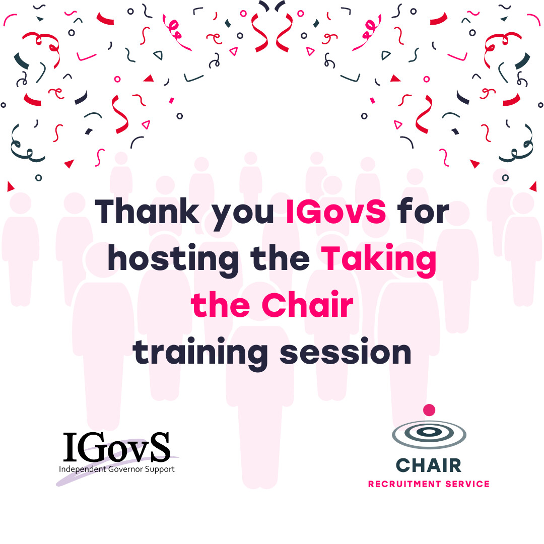 A huge thank you to @IGovS1 for hosting our 'Taking the Chair' training session yesterday. It was great to meet the new chairs that have recently been recruited through the Chair Recruitment Service (CRS). 🔗 Find out more about the CRS: bit.ly/ChairRecruitme…