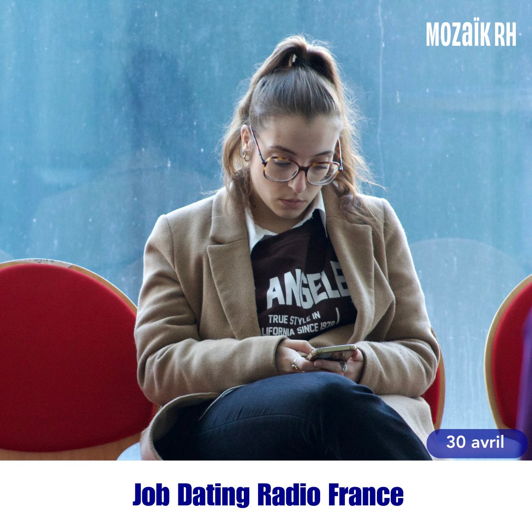 🚀 [Ca s'est passé en avril chez Mozaïk RH]

📌 18 avril : Job Dating Groupe Henner : 
lnkd.in/d8PyAAea
📌 30 avril : Job Dating Radio France : lnkd.in/d-yS4gDx

📢 Retrouvez-nous sur tous nos réseaux @Mozaik RH et rendez-vous sur mozaikrh.com