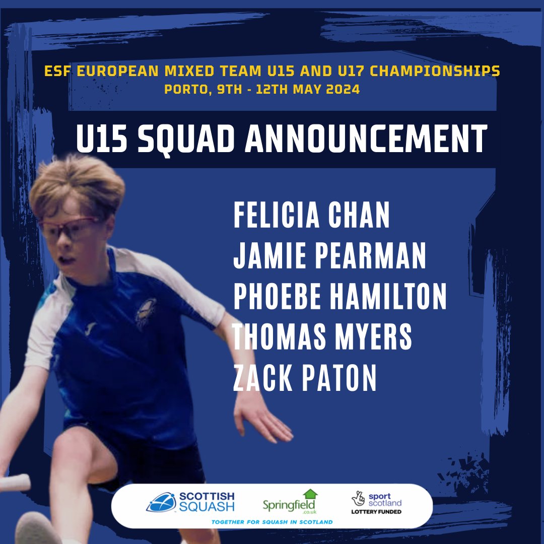 As the senior Scotland squad continue to inspire the nation at the @EuroTeams2024 in 🇨🇭, next week the under 15 and under 17 squads get their turn. Check out the team selections below 👇 Read more: bit.ly/44mnx47 Let's go Scotland! 🏴󠁧󠁢󠁳󠁣󠁴󠁿