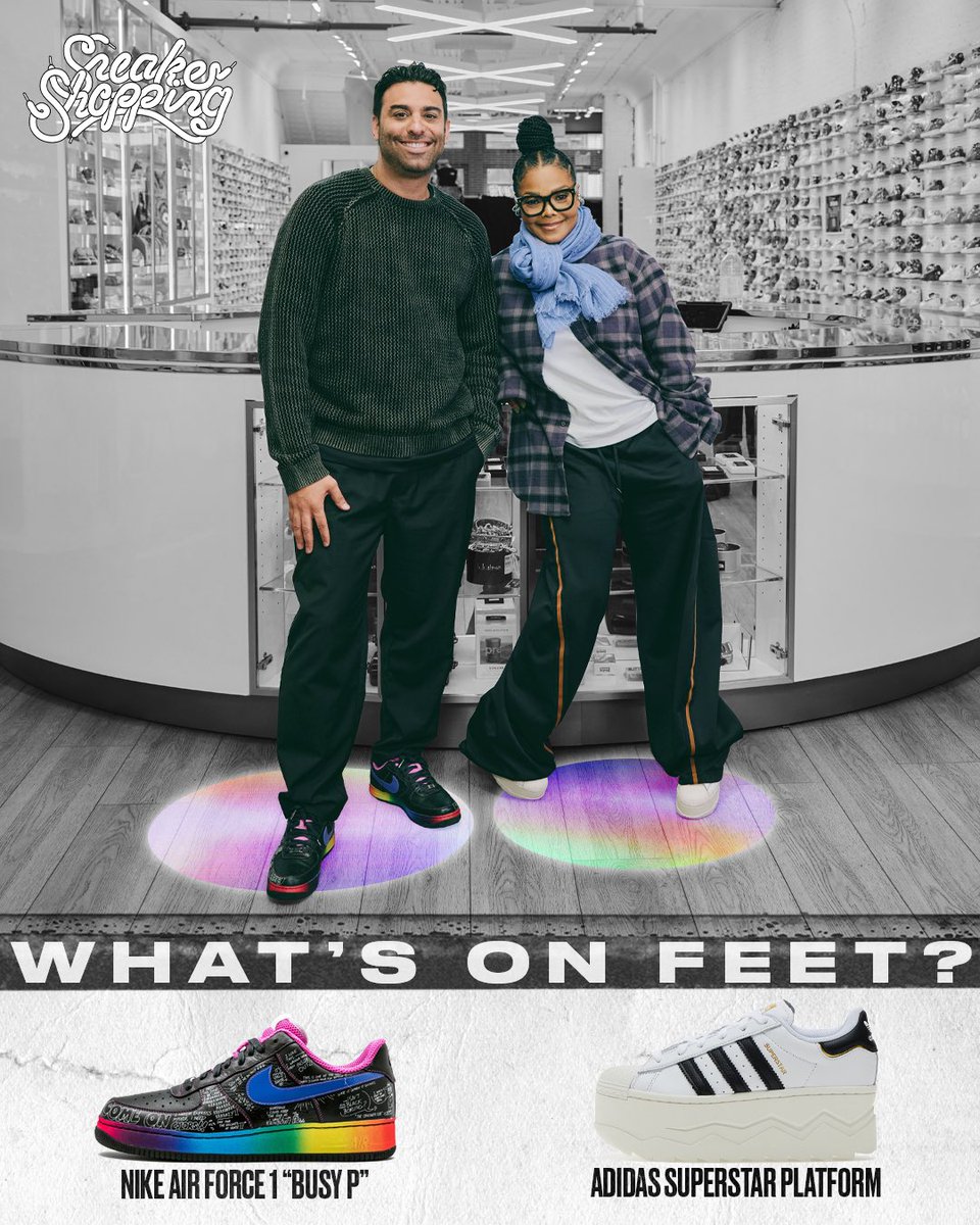 What's on feet with @JLaPuma and @JanetJackson FULL EPISODE: youtu.be/0QhckPhftbQ