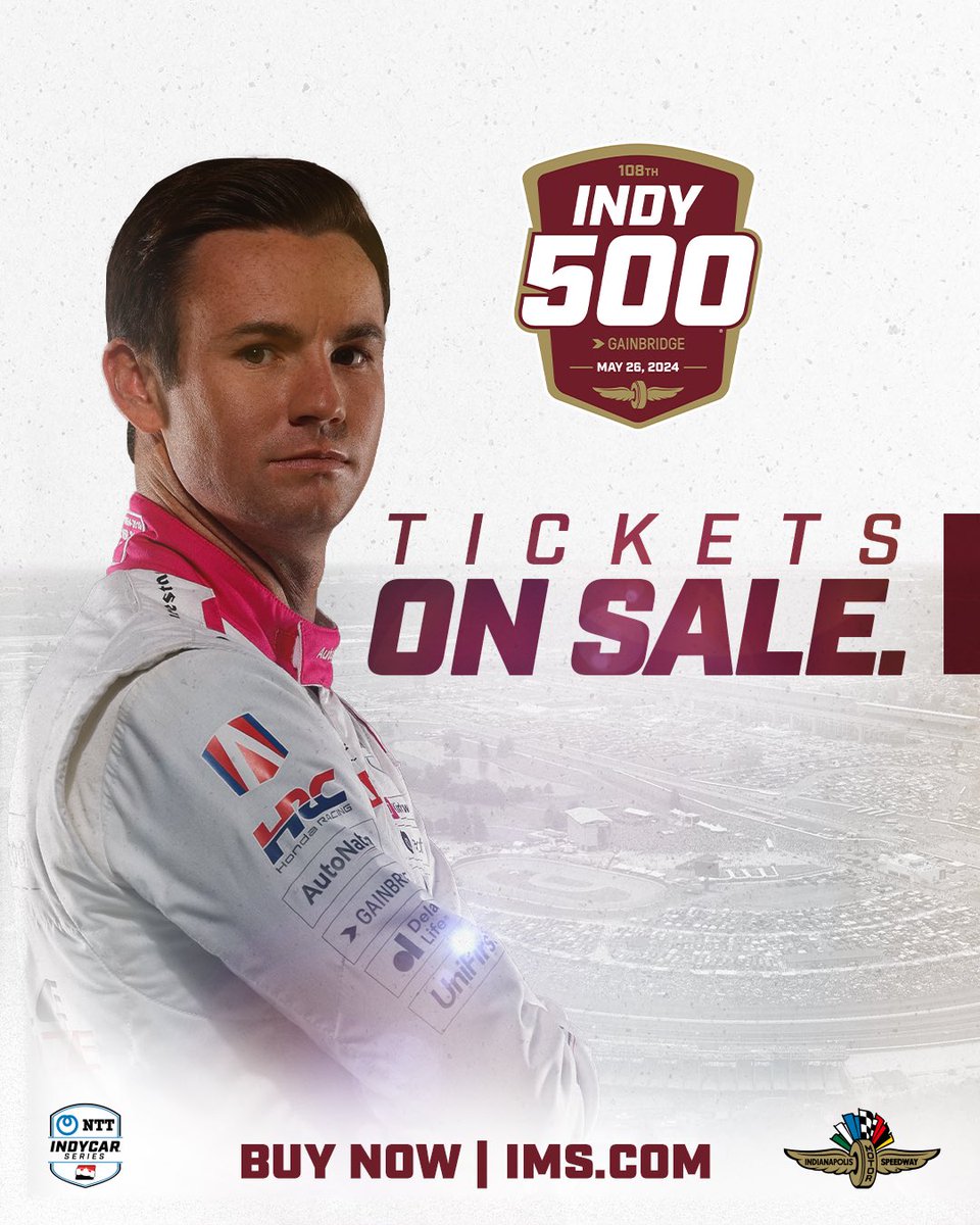 It’s May!! Don’t forget to get your 500 tickets @ ims.com/Indy500 #ThisIsMay #Indy500