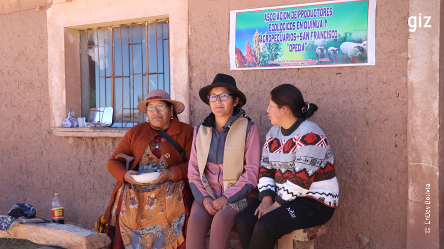 🛠 🚜 Electric threshing instead of mechanical pounding: Bolivian producers are now producing food such as quinoa more than six times more efficiently – also for #Export to Germany. 🌾Learn more: Women entrepreneurs in Bolivia: giz.de/en/mediacenter…