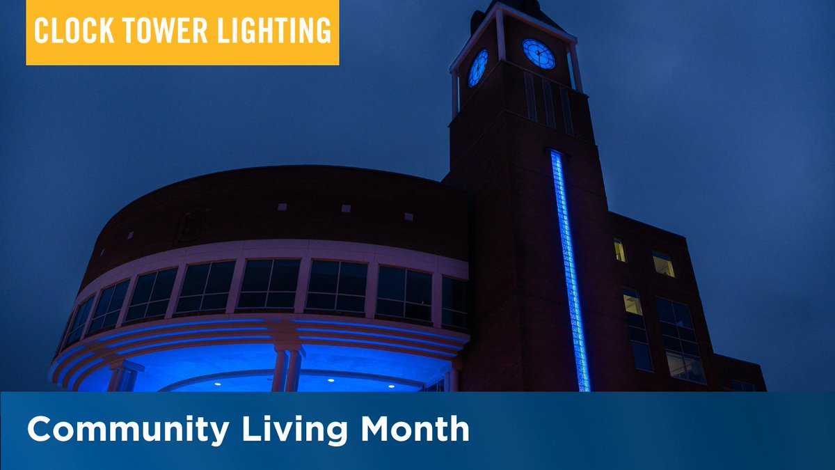 This evening, the Brampton City Hall clock tower will be lit blue and green as we proclaim May Community Living Month in #Brampton. Together, let's work towards a more inclusive and compassionate Brampton.