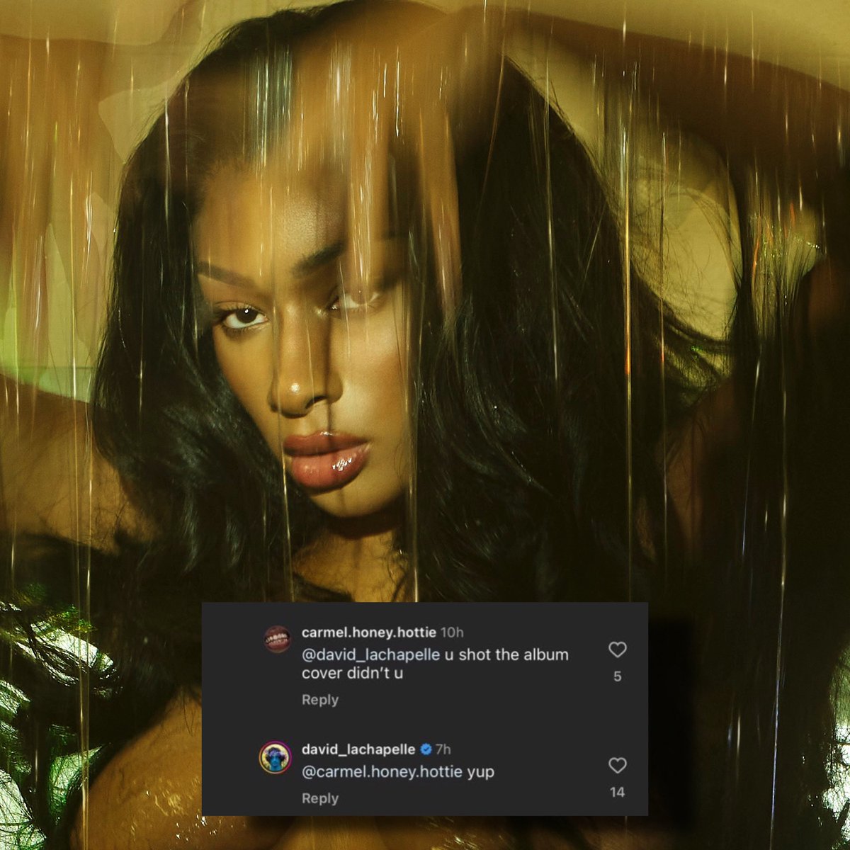 David LaChapelle confirms that he shot the cover for Megan Thee Stallion's upcoming album.