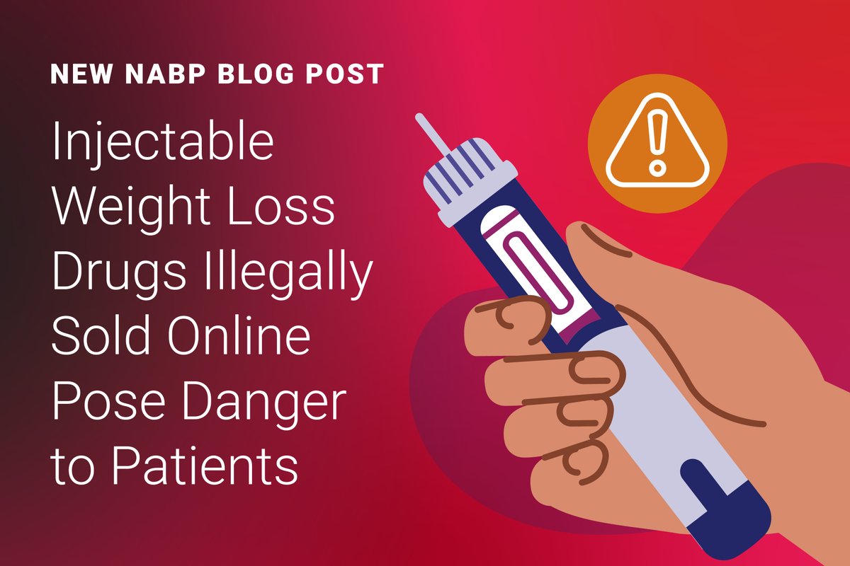 Dive deeper into our RogueRx Activity Report in our latest blog post, Injectable Weight Loss Drugs Illegally Sold Online Pose Danger to Patients. Read the post and share with your networks to keep patients safe: nabp.me/RogueRxBlog #Ozempic #FakeMedicine