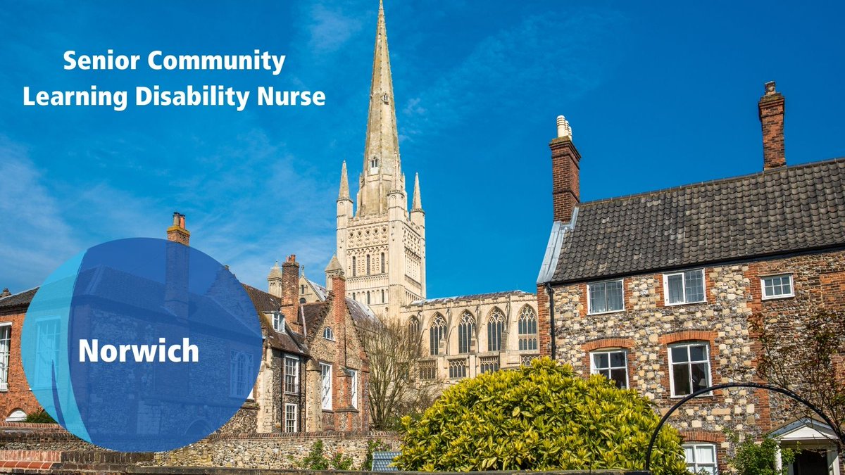 Fixed term: 18 months - Band 6 Nurse - closing date 7th May 2024
Senior Community Learning Disability & Autism Nurse to join our Eating Disorders service line which includes our services.

ow.ly/1MVO50RtA0T 
 #LearningDisabilityNurse #EatingDisorders