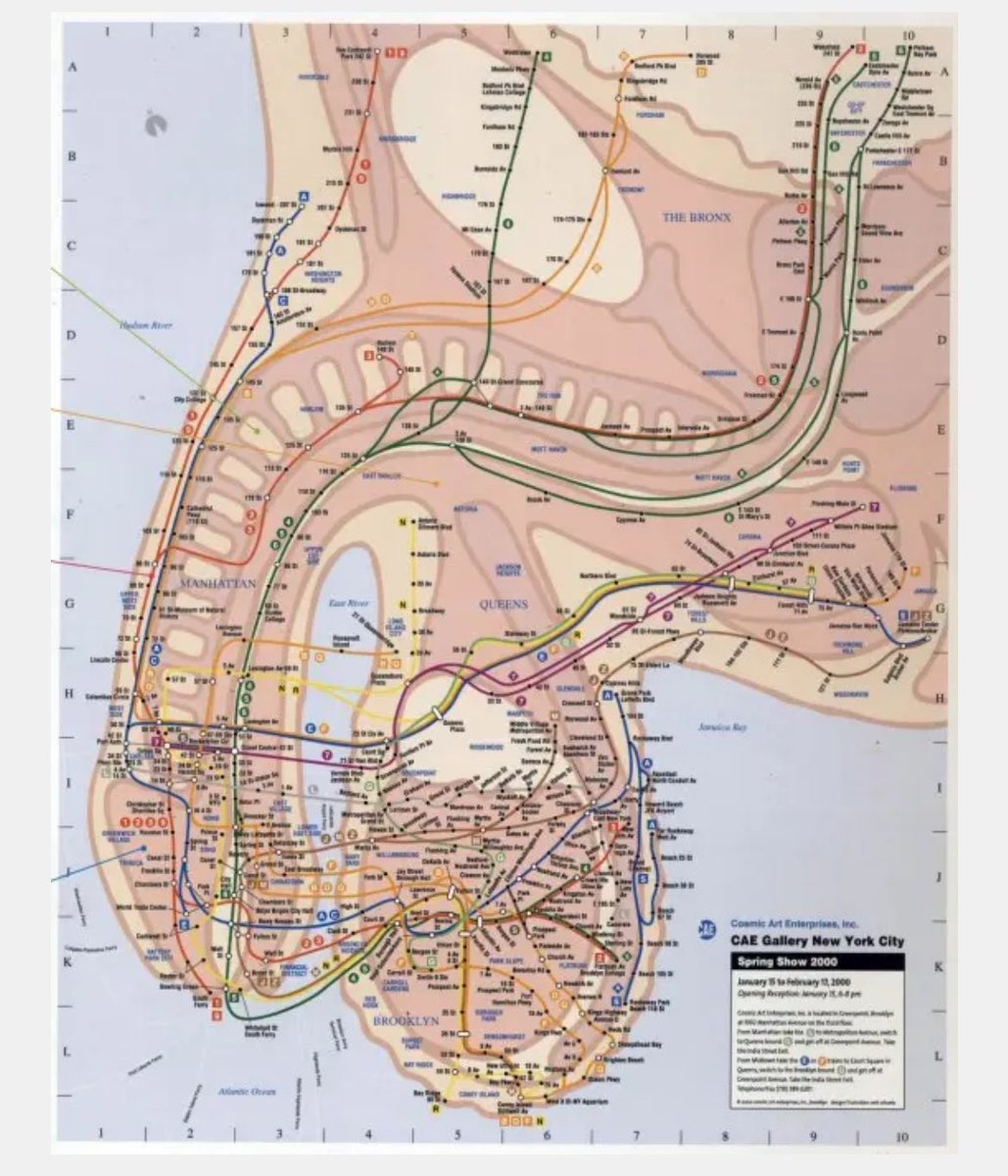 And just to make sure I don’t lose followers due to all my public transport rants, here’s that time the NYC subway map looked like a penis. 🍆🚂