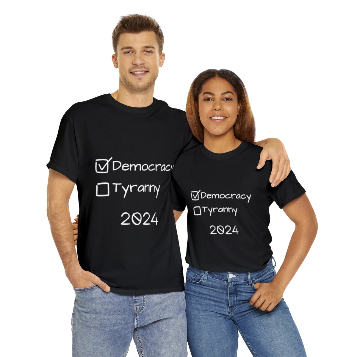 Democracy is on the ballot in 2024.  The next choice, not the last choice.  🇺

#vote #democracy #election2024 #usa #politics #voting #nationalvoterregistrationday #electionday #yourvotematters

👉 👉 👉Show your support, get the Tshirt or gear here: democratees.printify.me/products🇺