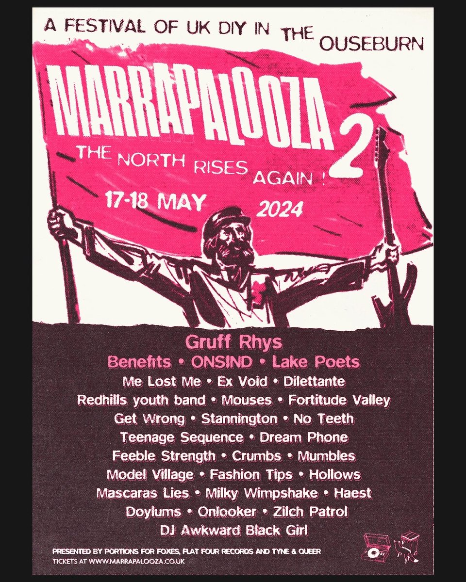 INTERVIEW: Ahead of this weekend’s Marrapalooza in the Ouseburn Valley, we chatted with David Littlefair from <a href="/P4foxes/">Portions For Foxes</a> about the celebration of DIY music
➡️ narcmagazine.com/interview-davi…