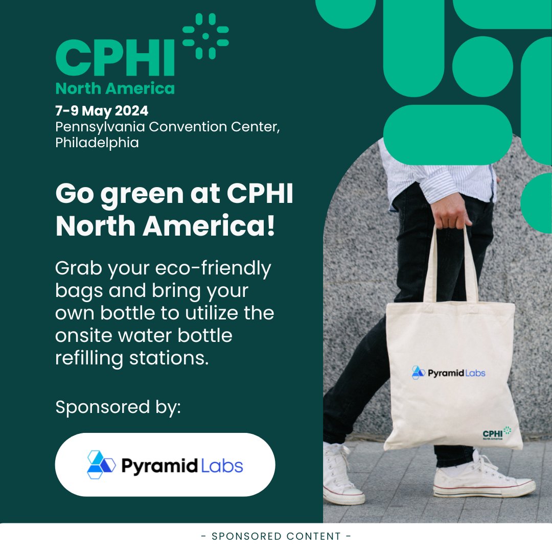 Don't forget to pick up your sustainable bag courtesy of Pyramid Labs! ♻️ Made from recycled materials, these bags are the perfect companion for a green event experience. And remember, reduce waste by using our on-site water bottle refilling stations💧 #CPHINA