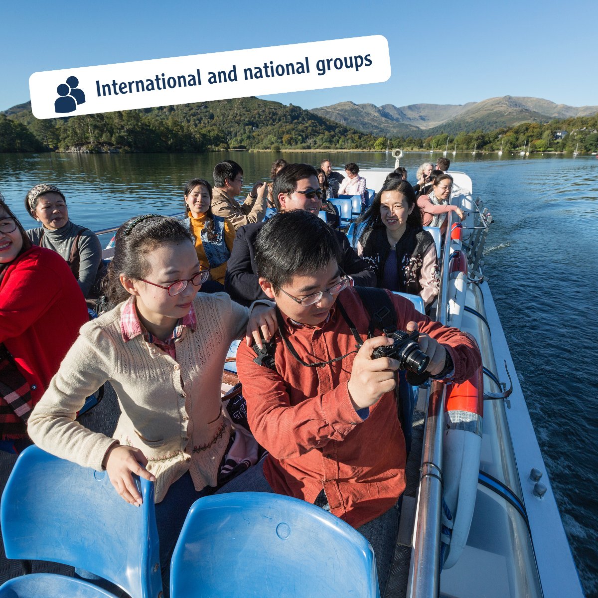 Great for Groups - plan your #Windermere adventure for 20+ people! All groups get: 🎫 Discount tickets for 20+ people 🚌 FREE Coach parking 🛳️ #Cruises to meet any time/budget ⭐10+ packages w/cruise & #attractions Plan your next group visit : ow.ly/1wtr50RuBQM