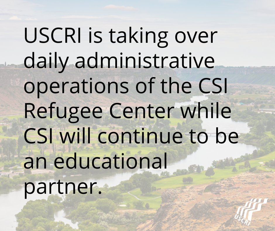 USCRI is taking over administration of @CSIEagles's Refugee Center. USCRI has been a community supporter of this program for decades, and we are excited to expand our work with the Twin Falls community. Learn more: refugees.org/uscri-twin-fal…