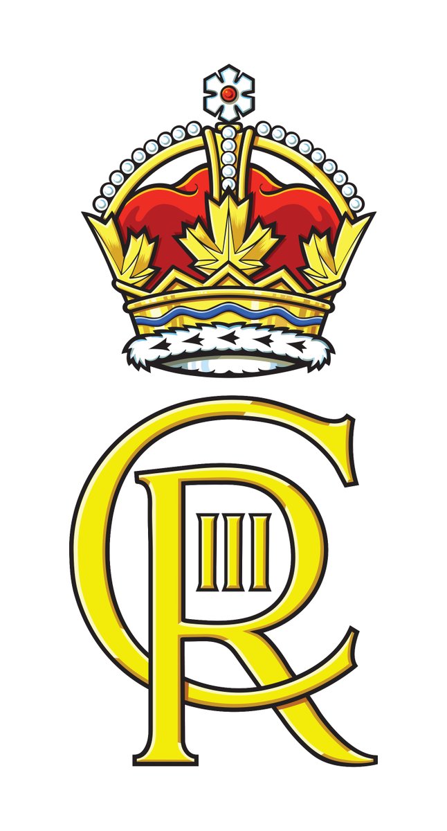 Are you familiar with #KingCharlesIII’s Royal Cypher? In Canada, the Canadian Heraldic Authority has created a version of the Royal Cypher which features the #CanadianRoyalCrown! canada.ca/en/canadian-he… #RoyalCanadianSymbols