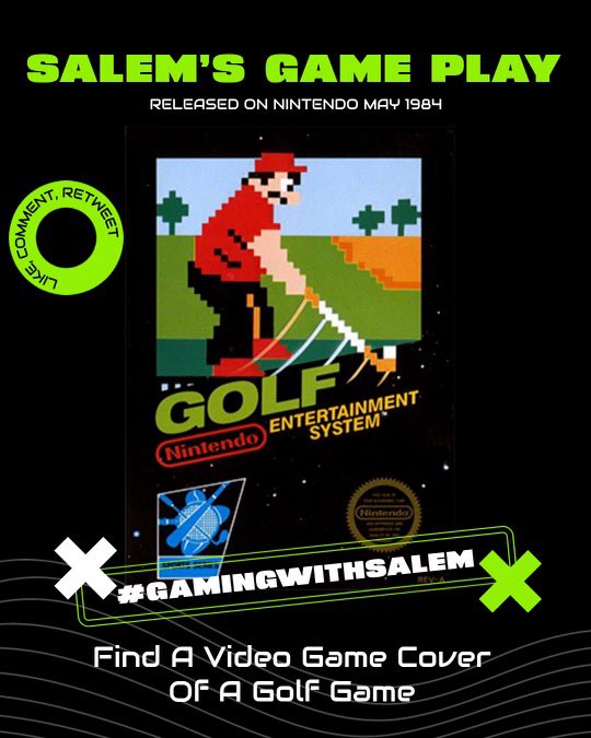 #GamingWithSalem 🎮
Each day I will post a #videogame cover. Comment down below with a video game that has the item I list on the cover. Make sure to hashtag #GamingWithSalem & retweet 💚 Lets get people involved. 
#CellarDwellers #gaming