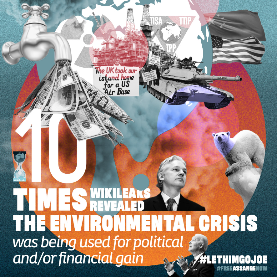 🧵Ten Wikileaks publications on the Environment Crisis #WorldPressFreedomDay #WPFD2024 #FreeAssangeNOW #LetHimGoJoe