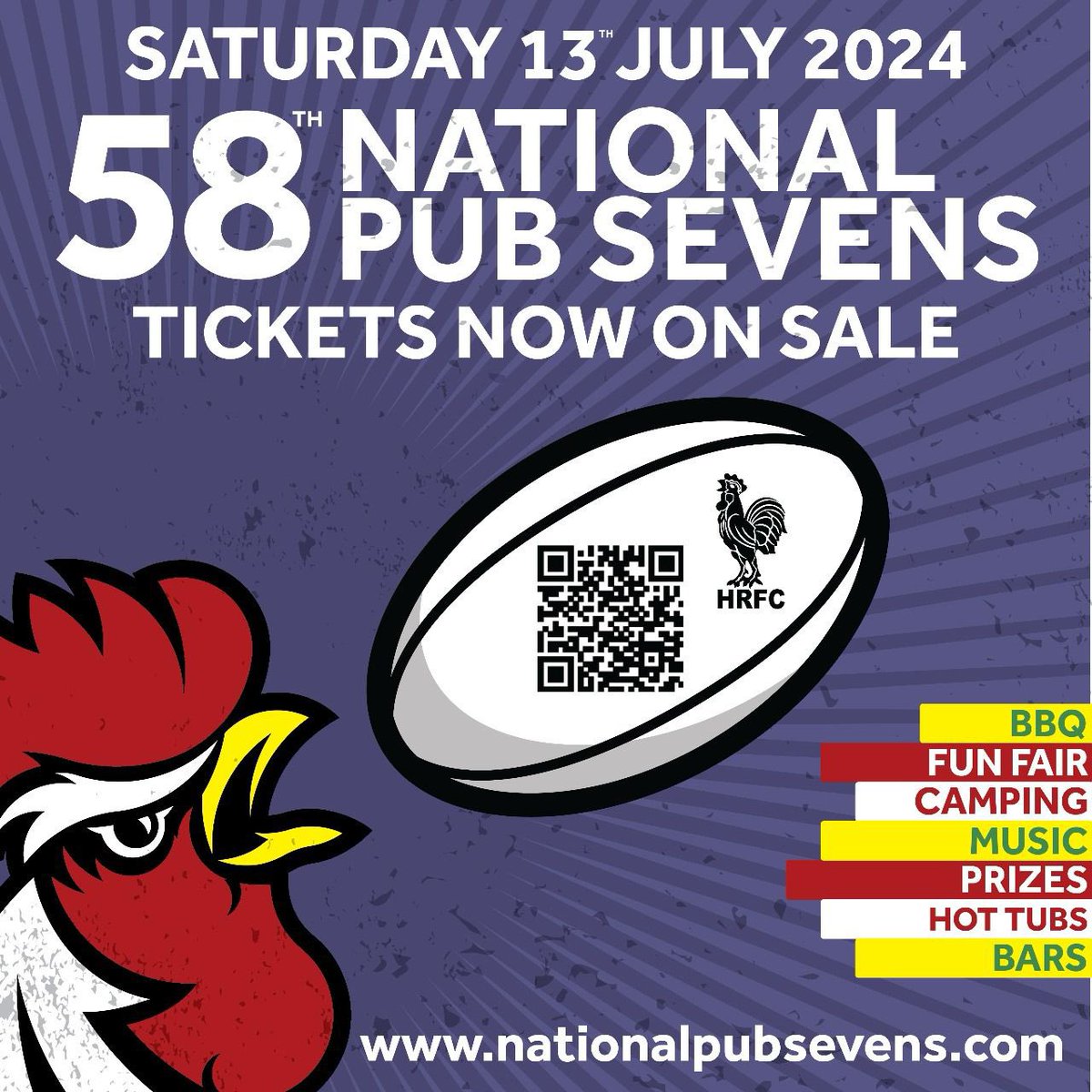 An epic day of rugby 7s and entertainment coming up in July. Purchase your spectator tickets now 🏉 🏆