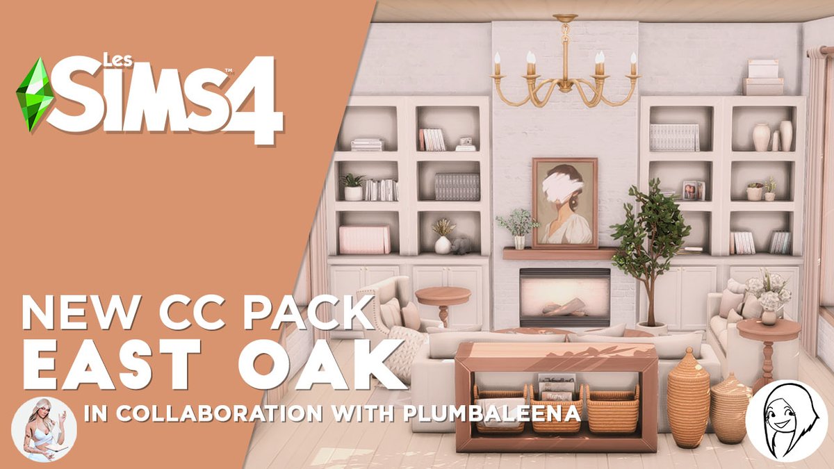 ✨NEW CC ✨
East Oak is a collection for a contemporary coastal livingroommade in collaboration with @plumbaleena !
Available in early access on my patreon ! (link in bio)
#sims4cc #EACreatorNetwork #SponsoredbyEA