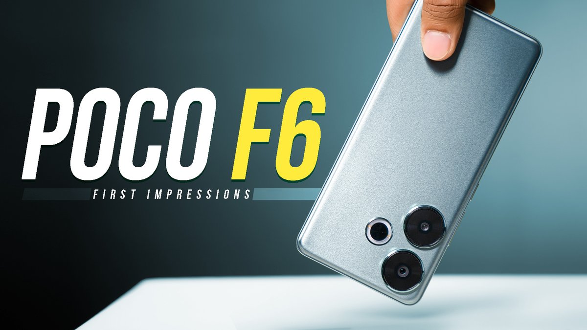 POCO F6 First Impressions! (aka Redmi Turbo 3) Watch here: youtube.com/watch?v=dclINT…