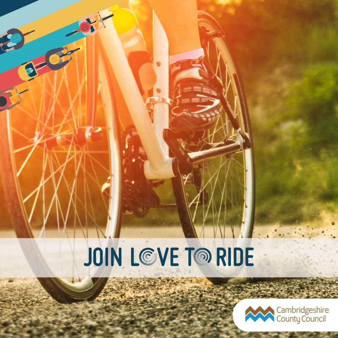 We actively encourage more people to ride bikes, that’s why we’re supporting the #BikeMonthChallenge throughout May. 

@LovetoRide_ is about getting more people riding bikes, click here to find out more and register today: lovetoride.net

#GreenerCambridgeshire