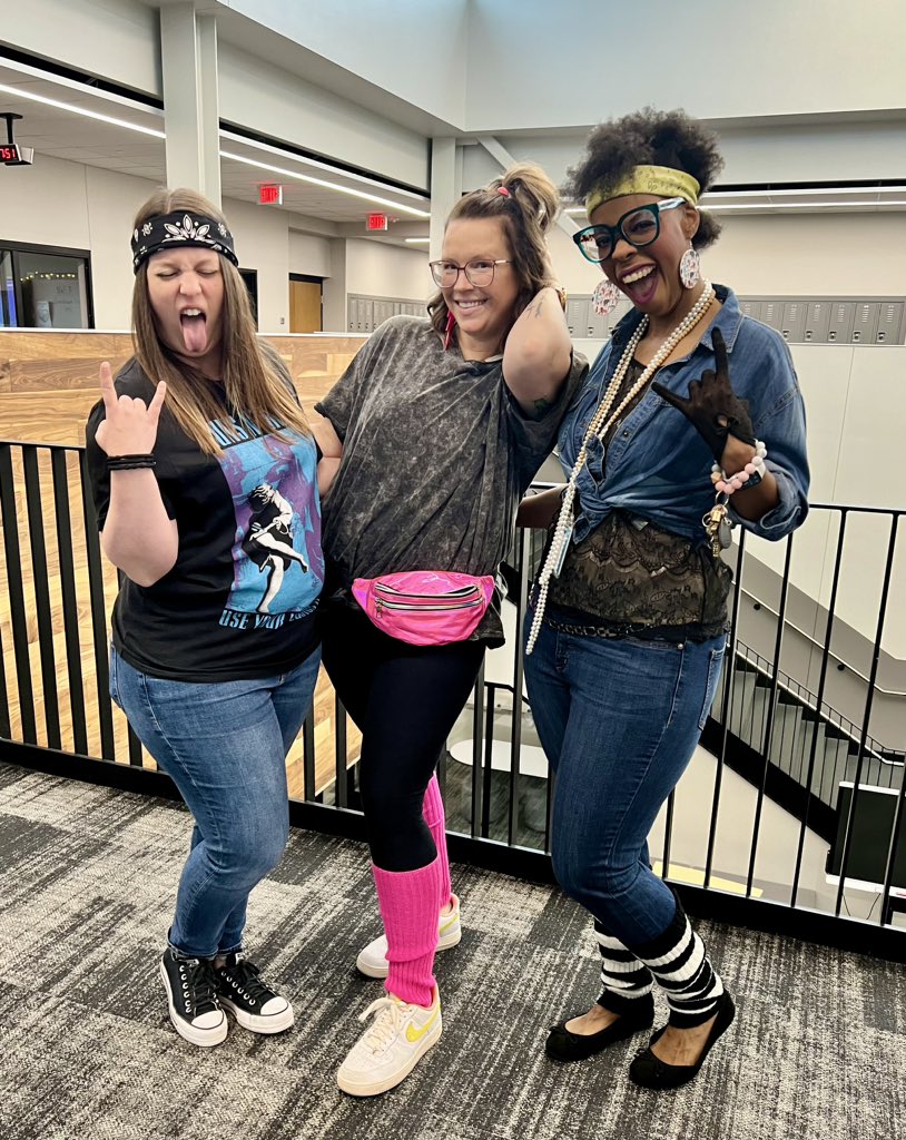 Back to the Future Day means 80s DAY! #SpiritWeek @ETMSbison