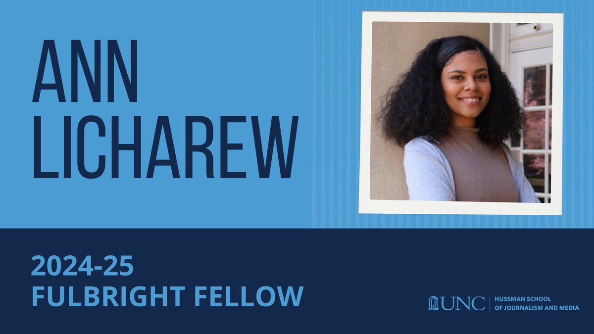 🎉 Congratulations to UNC Hussman senior Ann Licharew who has been chosen as a 2024-25 Fulbright Fellow to conduct a study in Brazil. Licharew will complete a documentary project highlighting Afro-Brazilian culture in January.